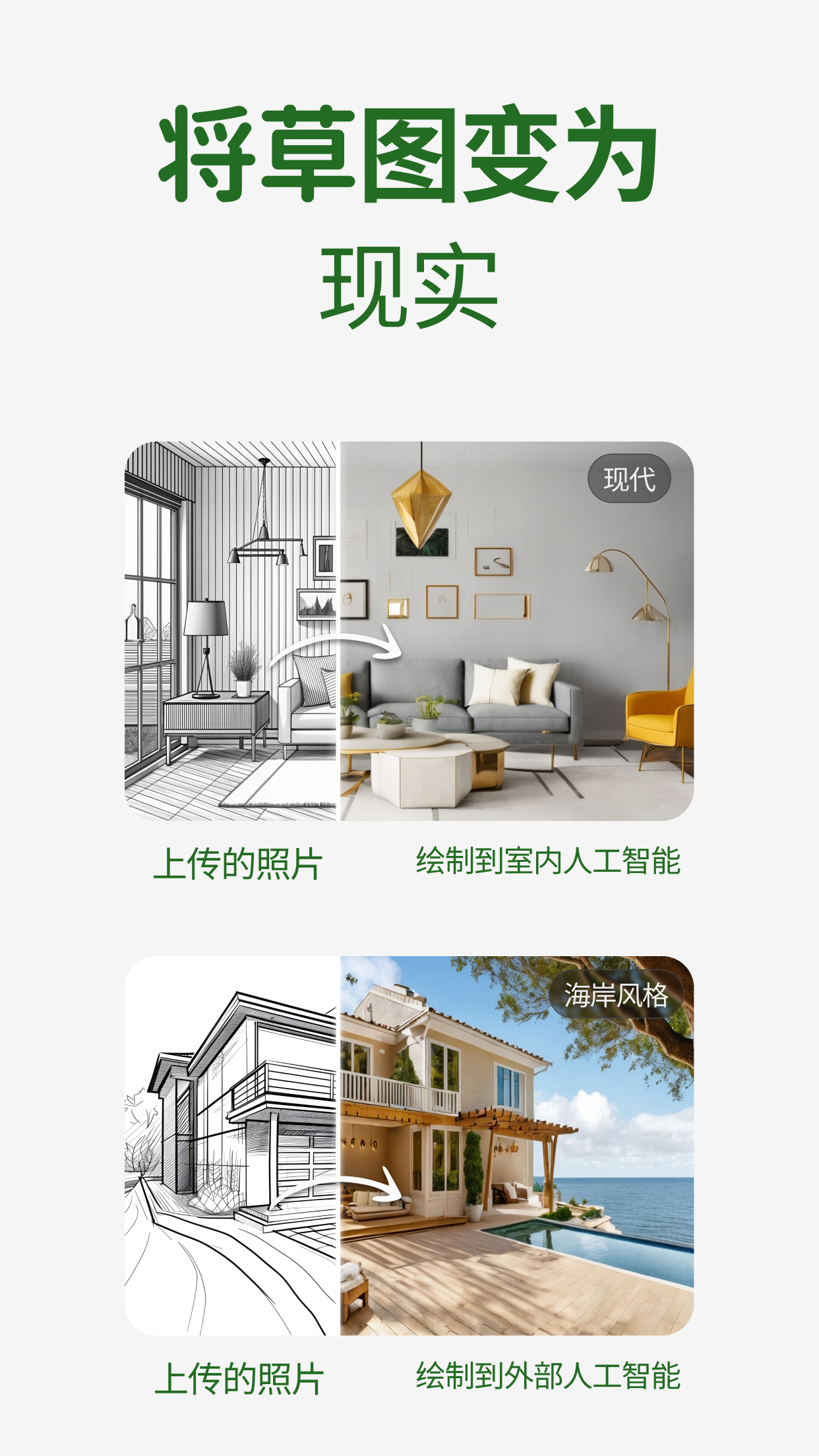 室內設計： 家居裝飾 AI