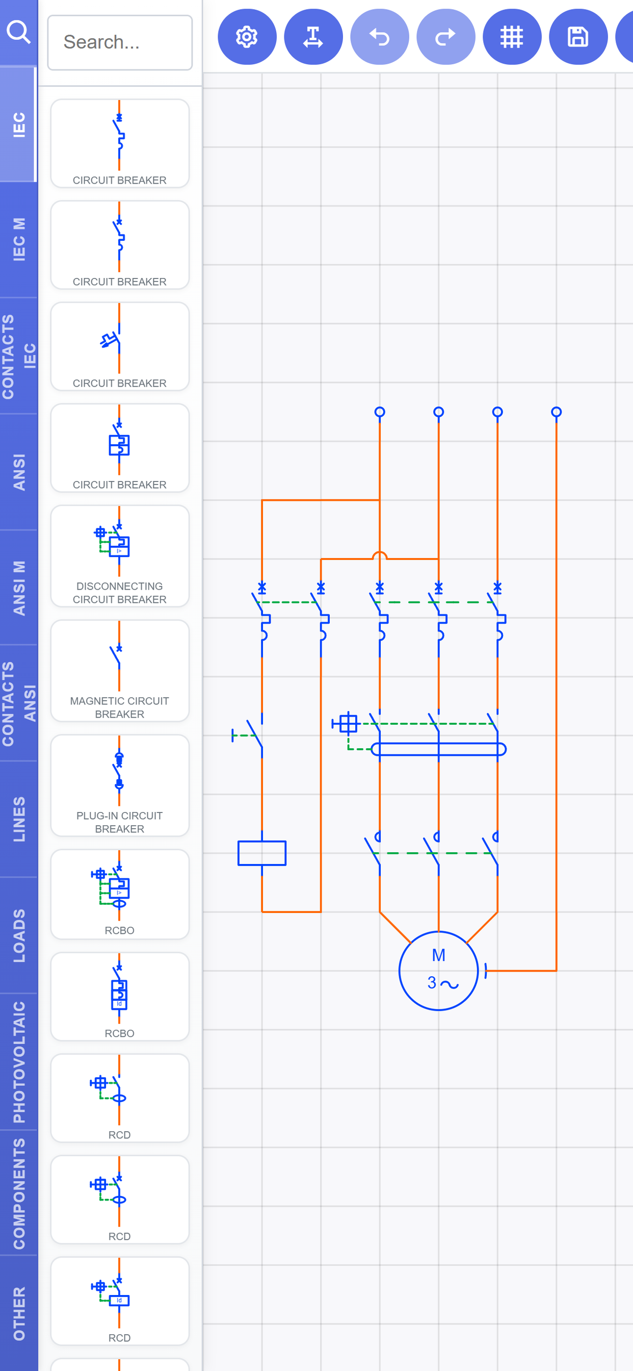 Electrical Schematics: Canvas screenshot 3