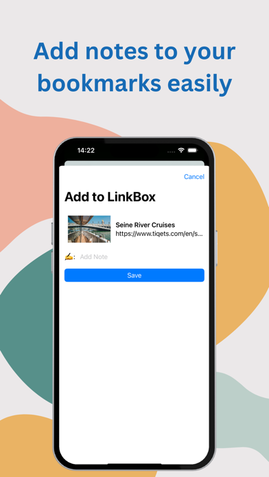Bookmark Manager : LinkBox Screenshot