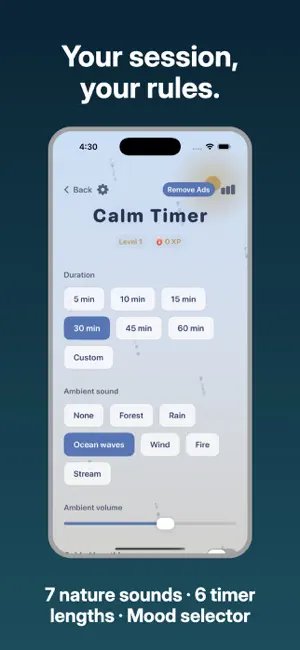 Calm Timer - Nature Sounds screenshot 2