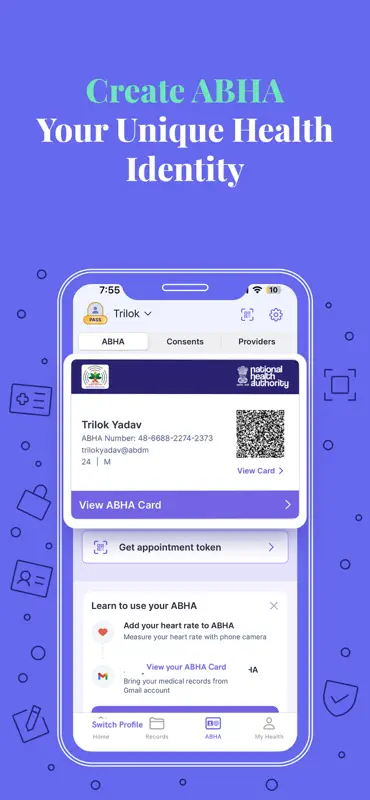 Eka: Health AI, ABHA, Records screenshot 1 of 10