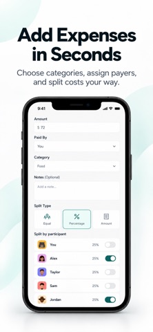 WhoSplit: Split Group Expenses screenshot 4