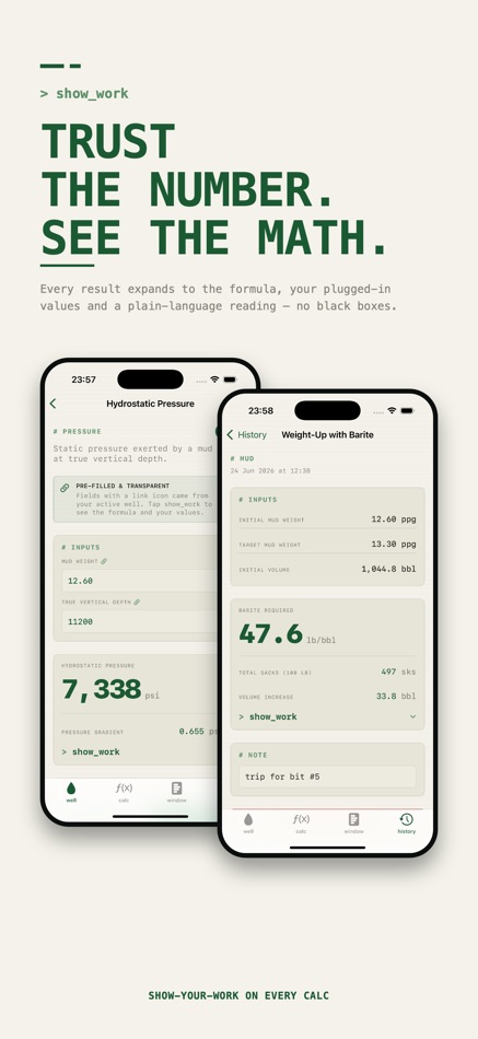 #3. Drilling Calculator for Rigs (iOS) Por: Aneesh Pradeep