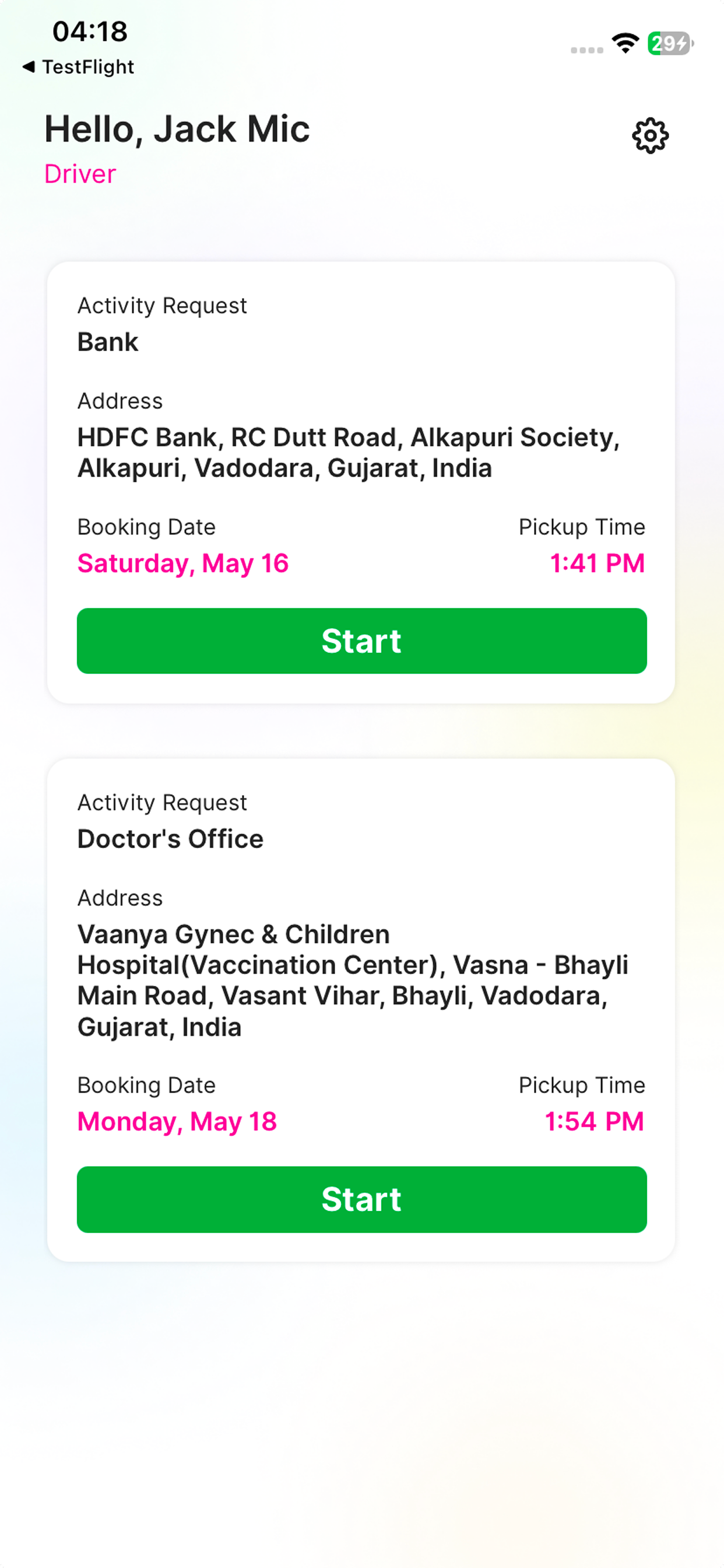 Shashi Care Staff
