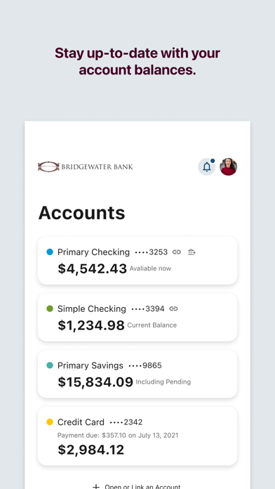 Bridgewater Bank Mobile Screenshot