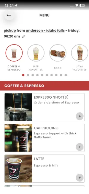 Java Espress Beverage Company screenshot 3