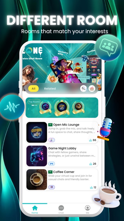 ZONE - Group Voice Chat Room screenshot-3