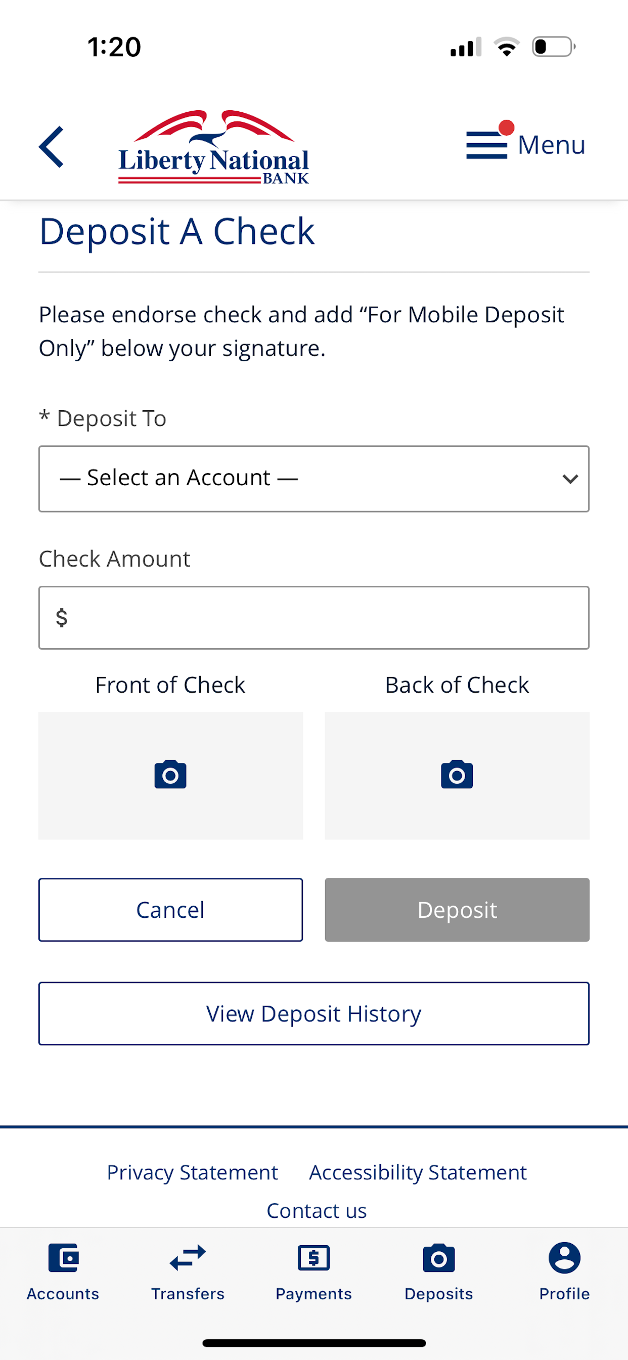 Liberty National Bank screenshot 5