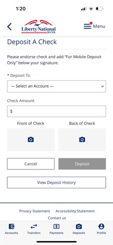 Liberty National Bank screenshot 5