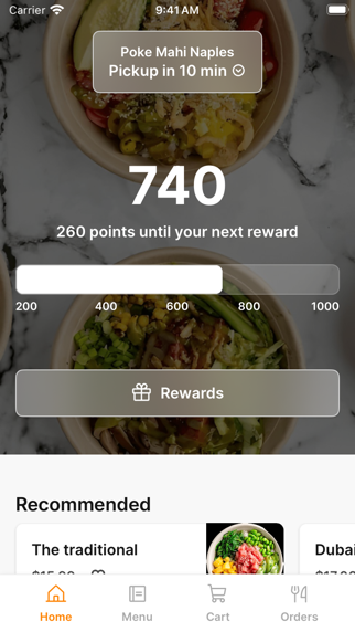 Poke Mahi Naples app screenshot