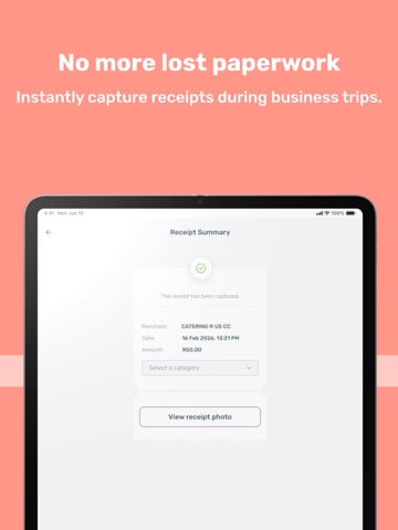 Paystashio iPad screenshot