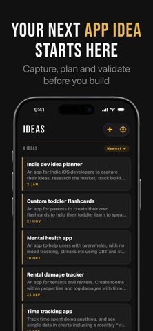 Foundry: Indie App Dev Tracker screenshot