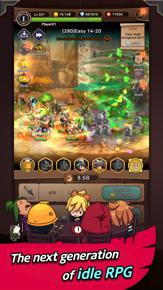 #2. Hero Kingdom : Idle RPG (iOS) 来自: SUPERBOX. Inc
