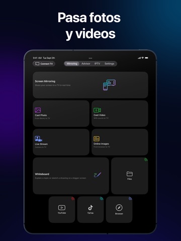 CastOn: duplicar pantalla a TV iPad screenshot 3