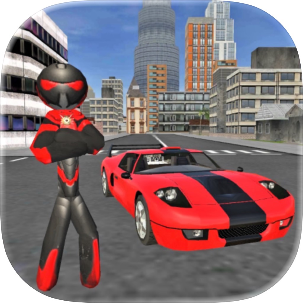 Apple App Store cover for Stick Rope Hero