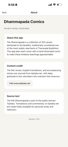 dhammapada-comics-app Screenshot 6 of 6