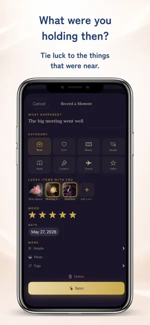 Lucky Moment: Moon Journal screenshot 2