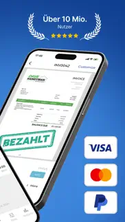 rechnung schreiben invoice fly iphone bildschirmfoto 2