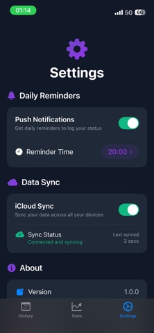 Did I have migraine today? screenshot