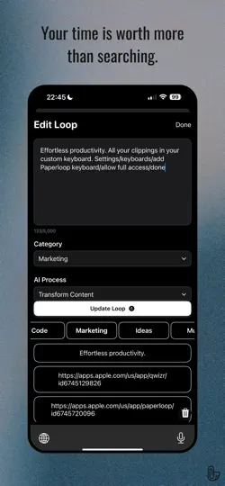 Paperloop iPhone Screenshot 4