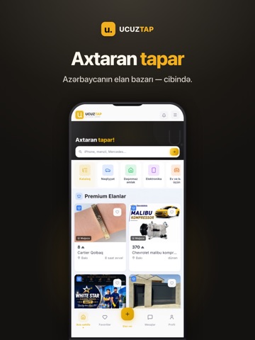 UcuzTap: Elanlar və Mağazalar screenshot