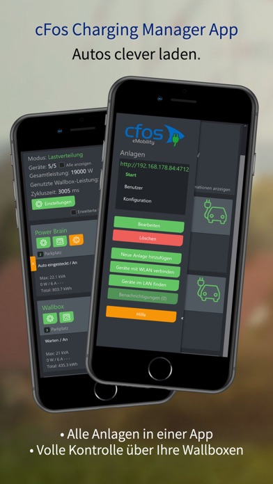 cFos Charging Manager screenshot