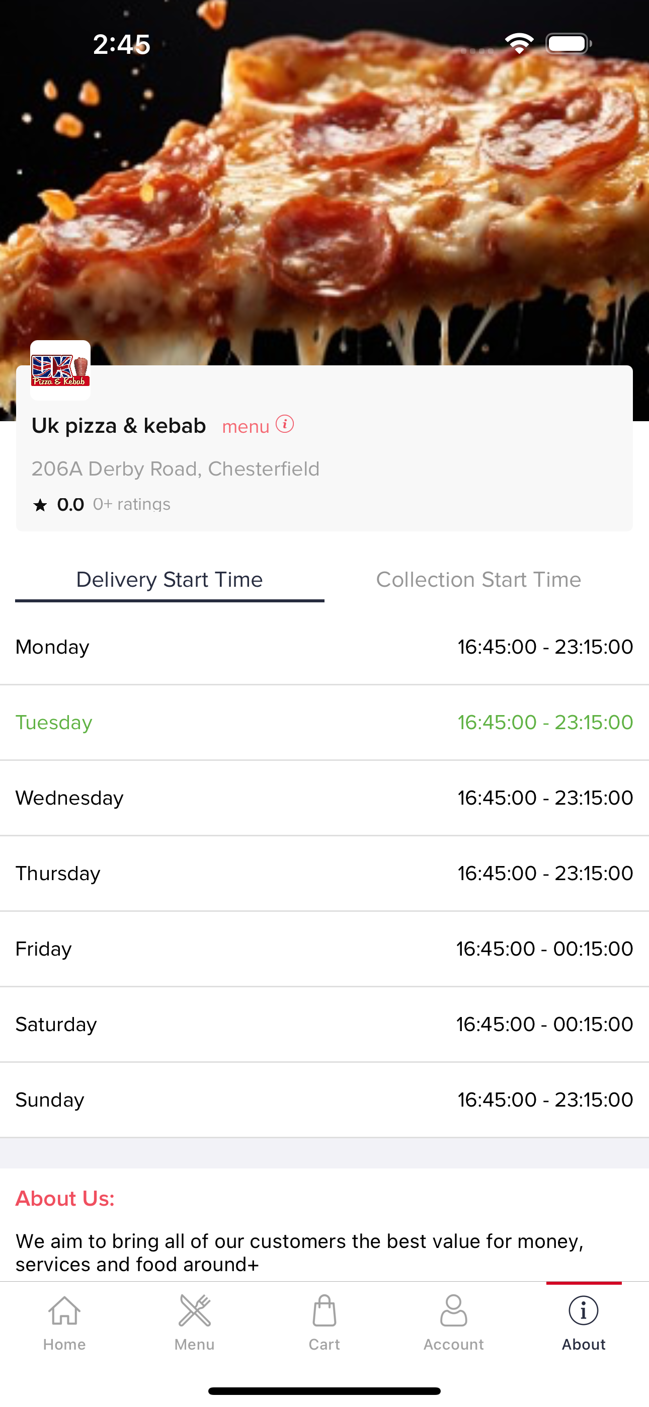 UK Pizza & Kebab Online screenshot 3