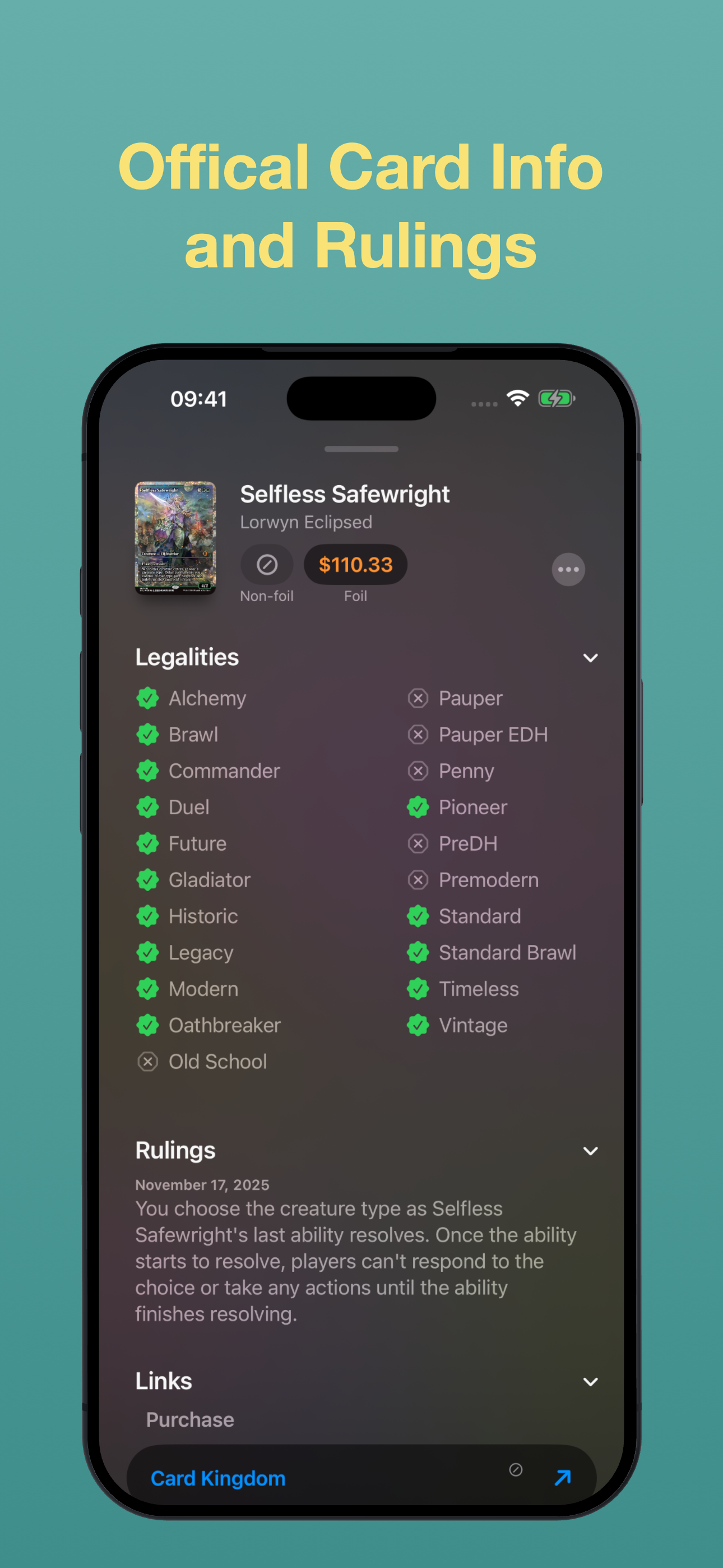 MTG Scanner - Lion’s Eye