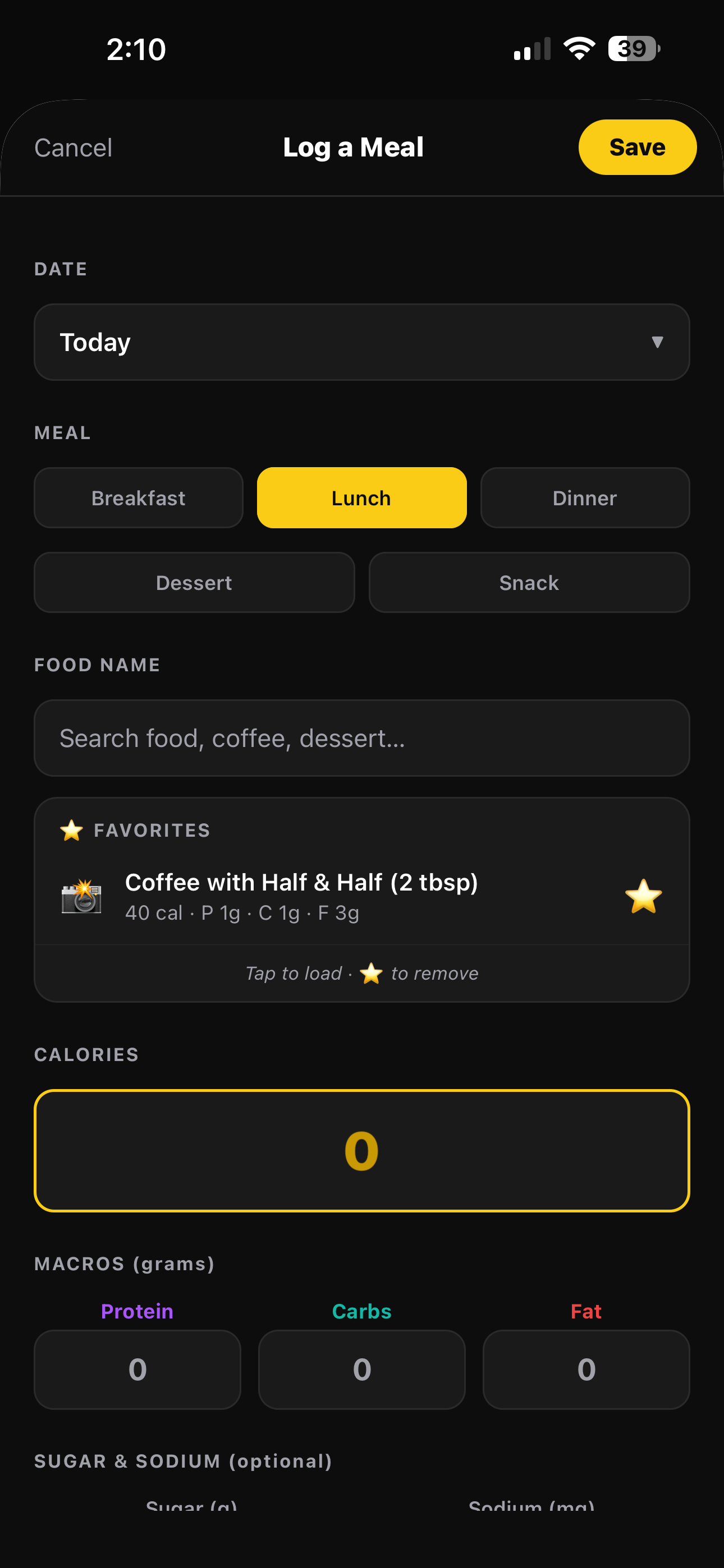 CalFriendly: Calorie Tracker screenshot 5