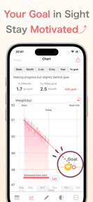 Weight Tracker: Goal & Trend screenshot