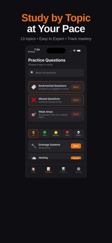 PlumbPro: Plumbing Exam Prep Screenshot 2 of 6