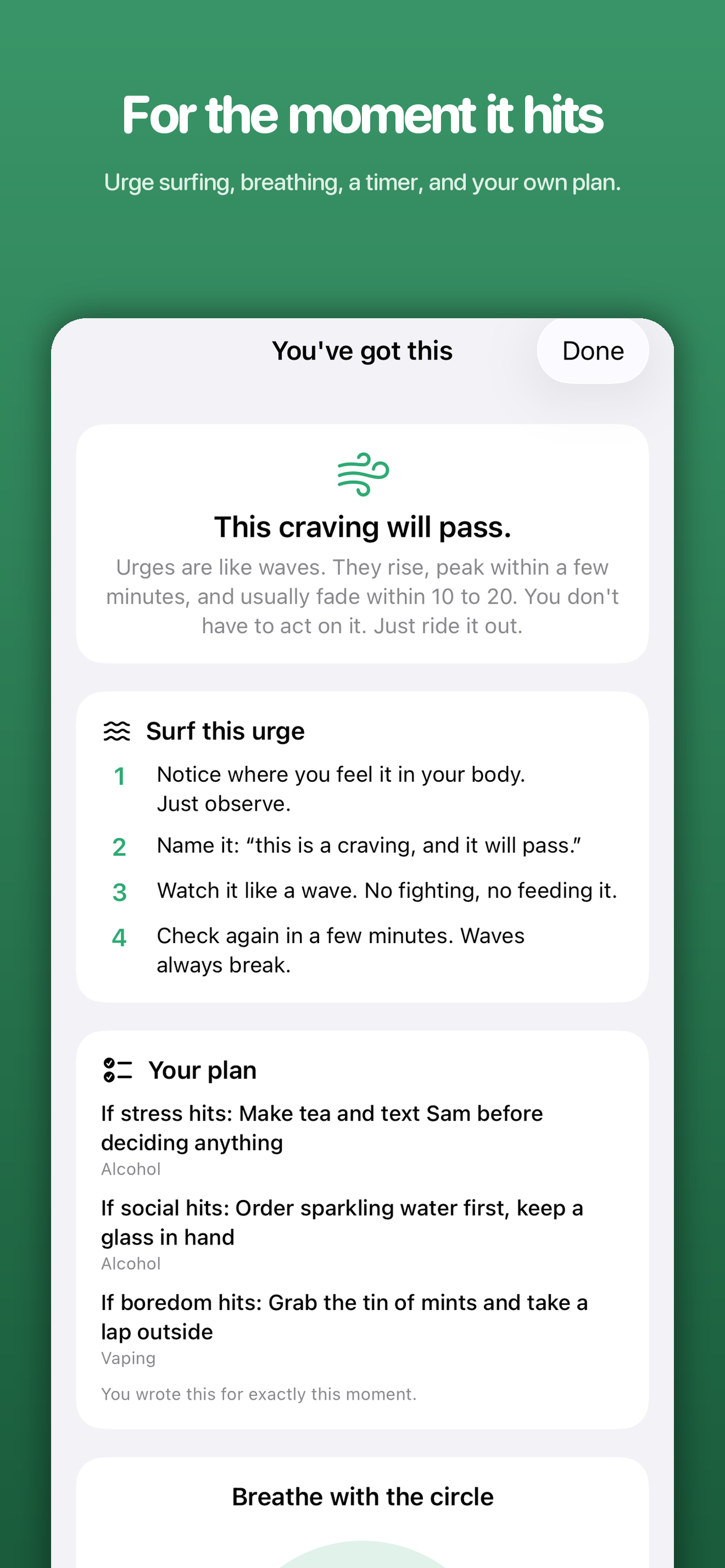 QuitKeep: Quit Vaping & Habits screenshot 3