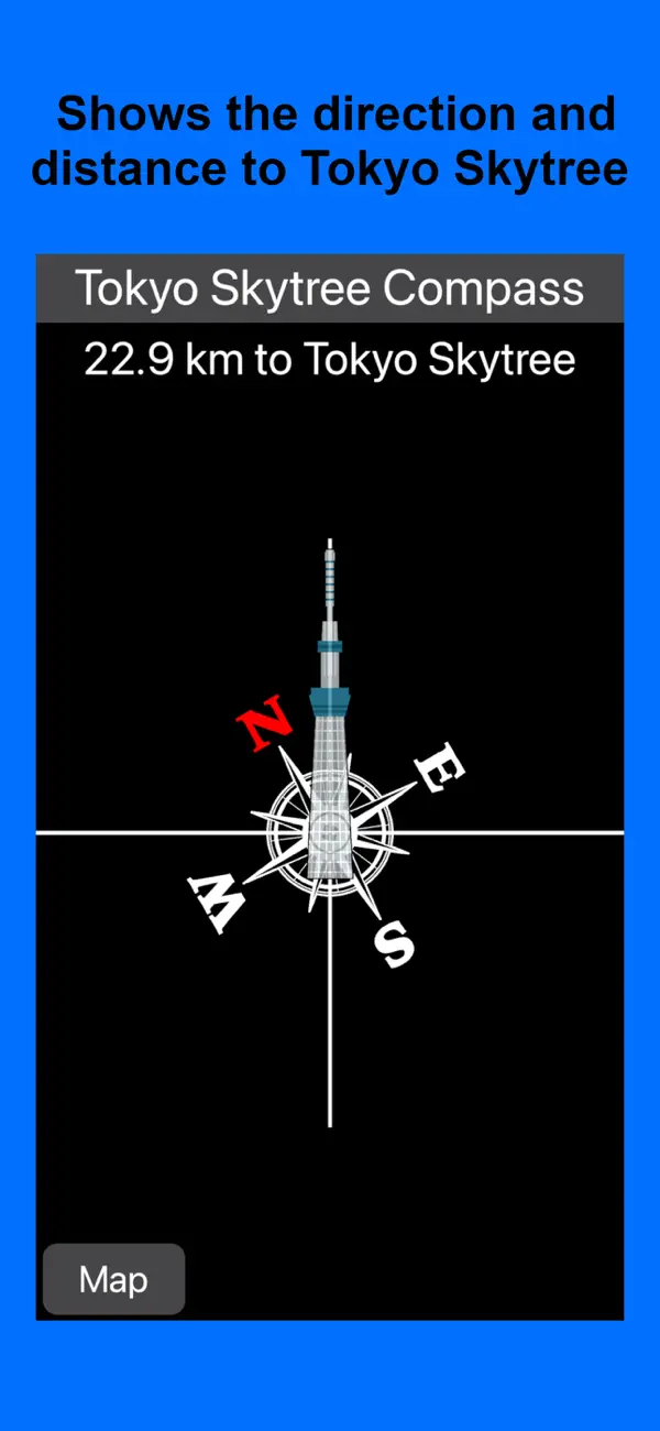Screenshot #1 pour Boussole Tokyo Skytree
