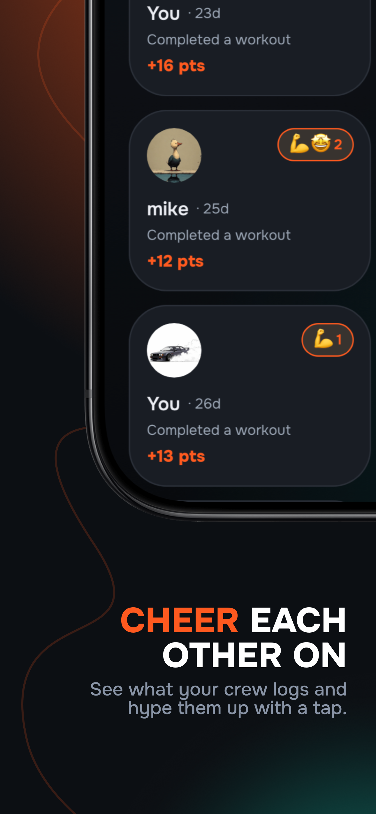 Strakk: Workout Log & Friends screenshot 5
