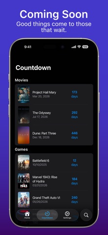 LookForward: Movies & Games screenshot