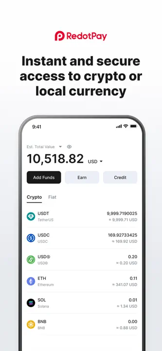 RedotPay: Screenshot 4 von 6