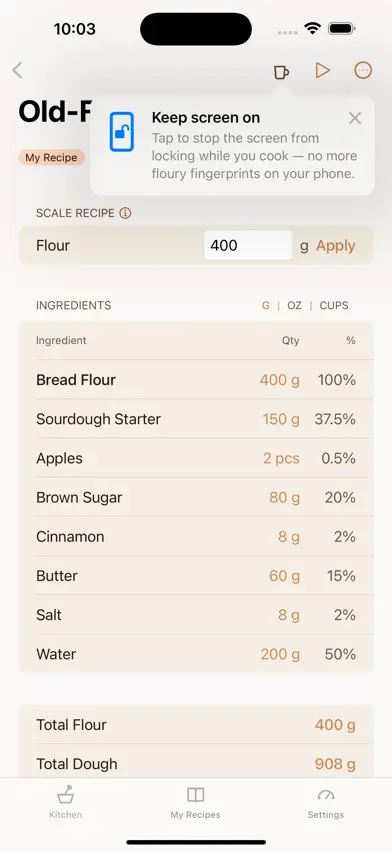 Cookbook for the Home Chef screenshot 1