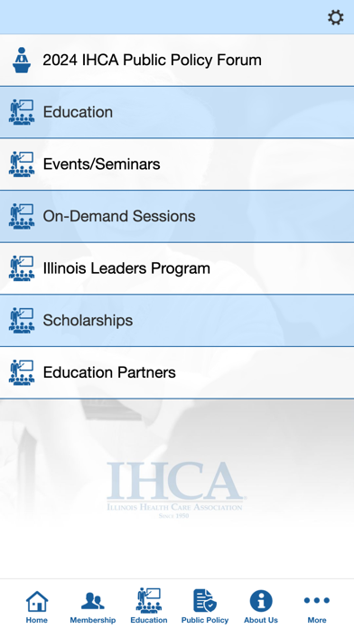 Illinois Health Care Assn. Screenshot