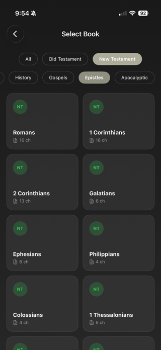 Bible Speed Read Screenshot 4 of 4