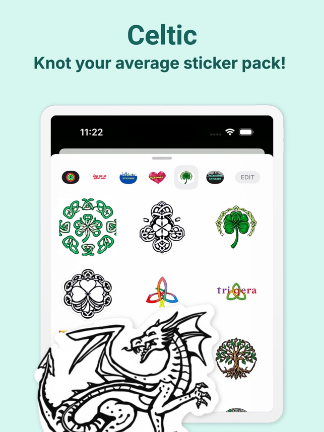 Celtic History Stickers on the App Store
