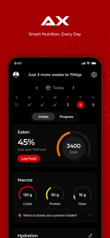 nutritionApp screenshot