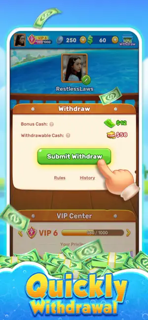 Solitaire Riches:Win Cash iPhone screenshot 4