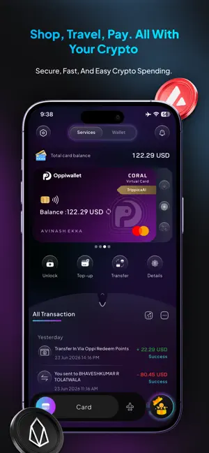 Oppi: Crypto Wallet & Card screenshot 4