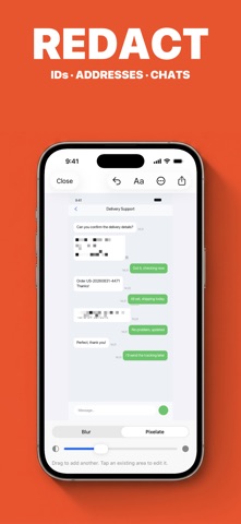 Mosa: Blur, Pixelate & Redact screenshot 1