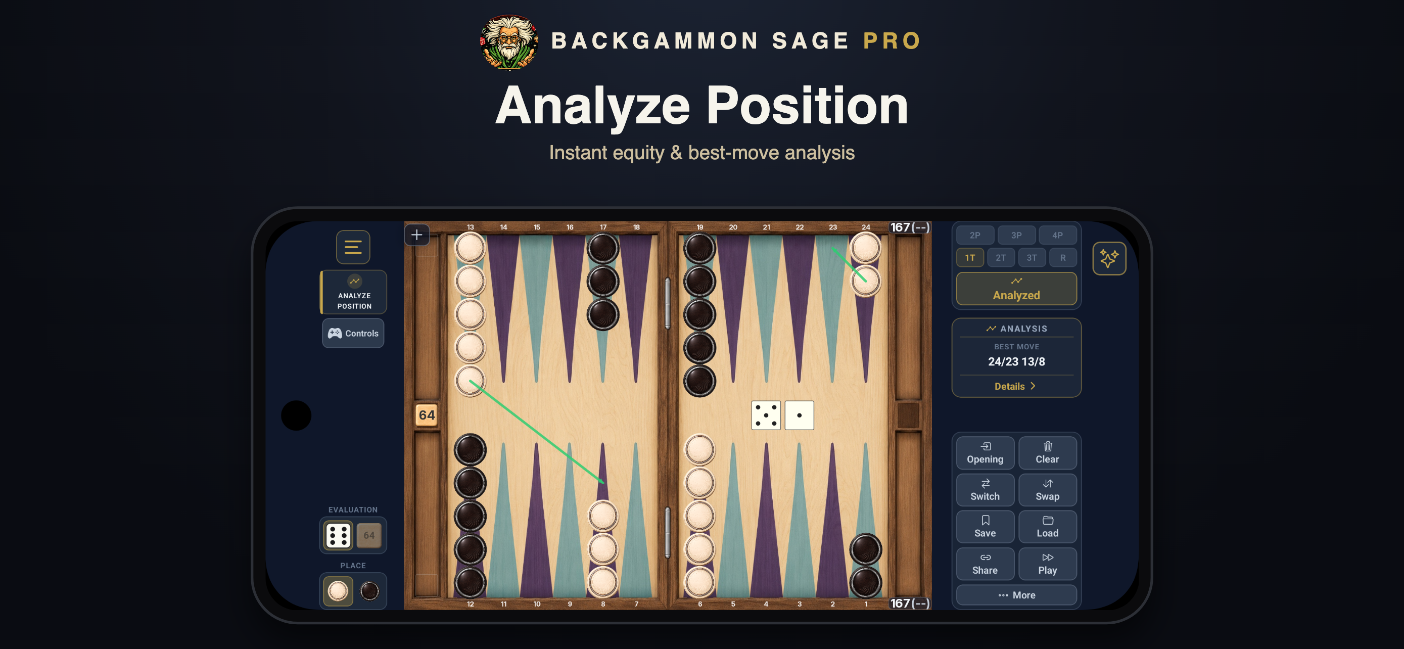 Backgammon Sage Pro screenshot 2