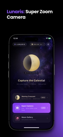 Lunaris: Super Zoom Camera iPhone screenshot