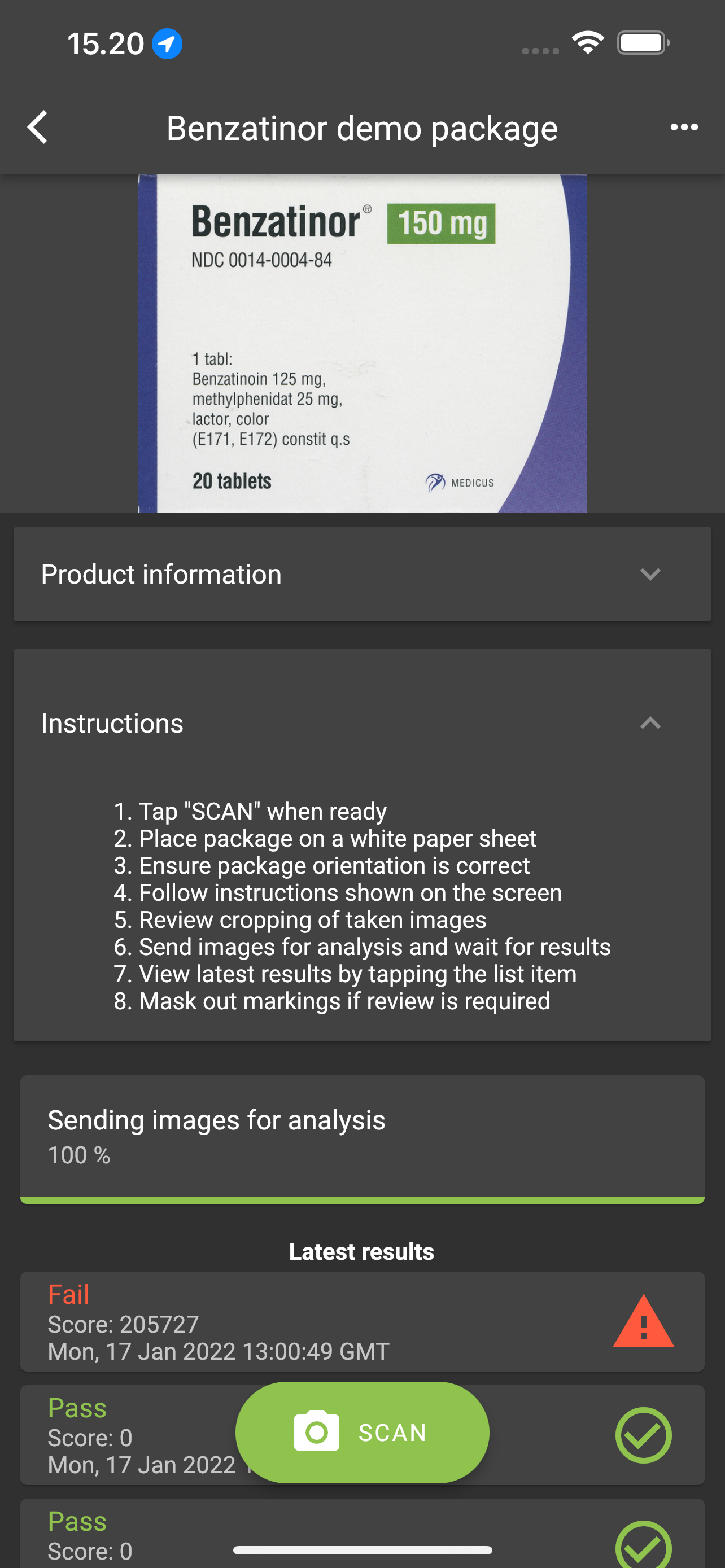 TrueMed Scanner Pro screenshot 5