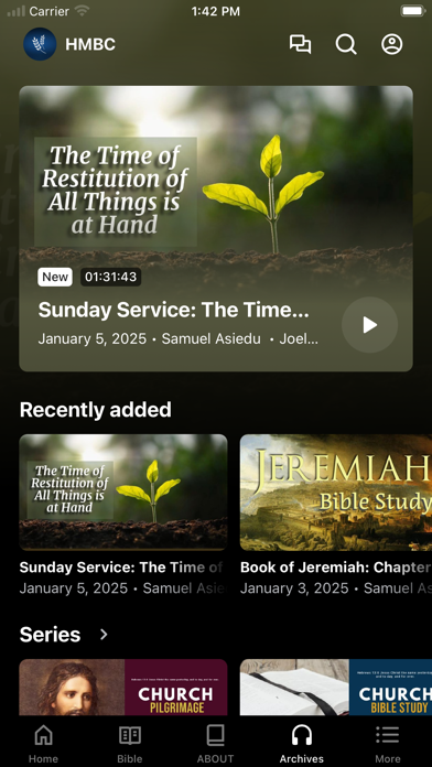 Harvest Mission Bible Church Screenshot