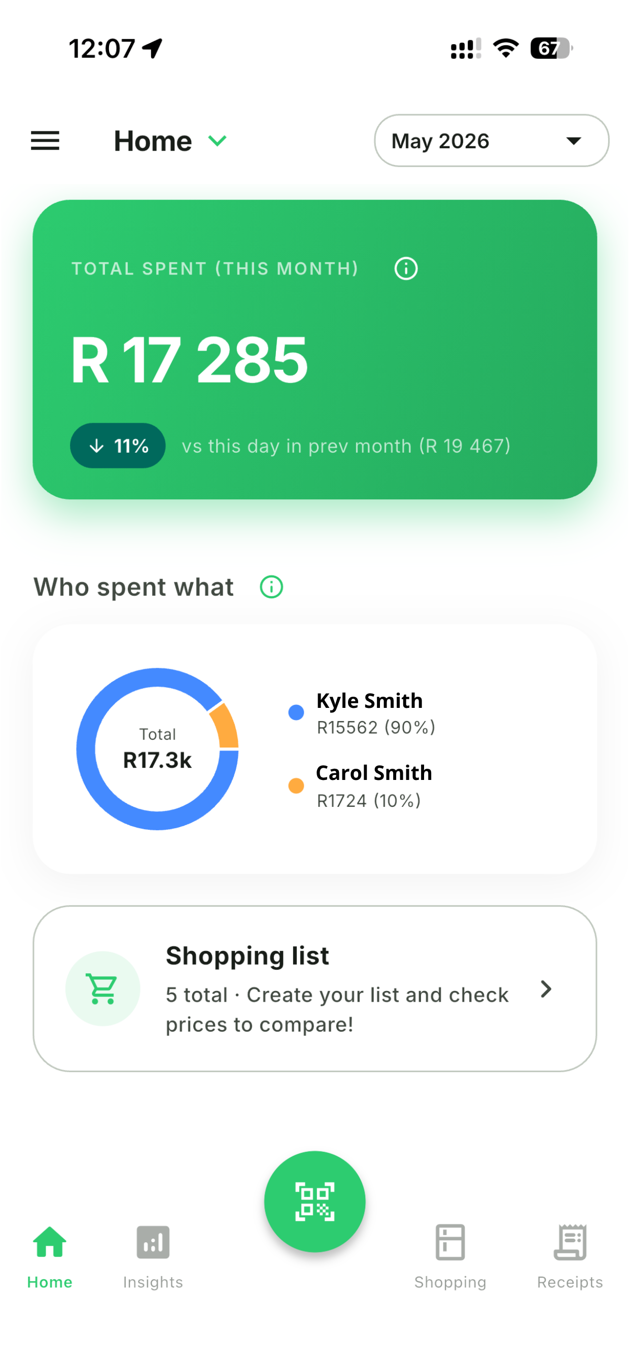 Oiko Home screenshot 2