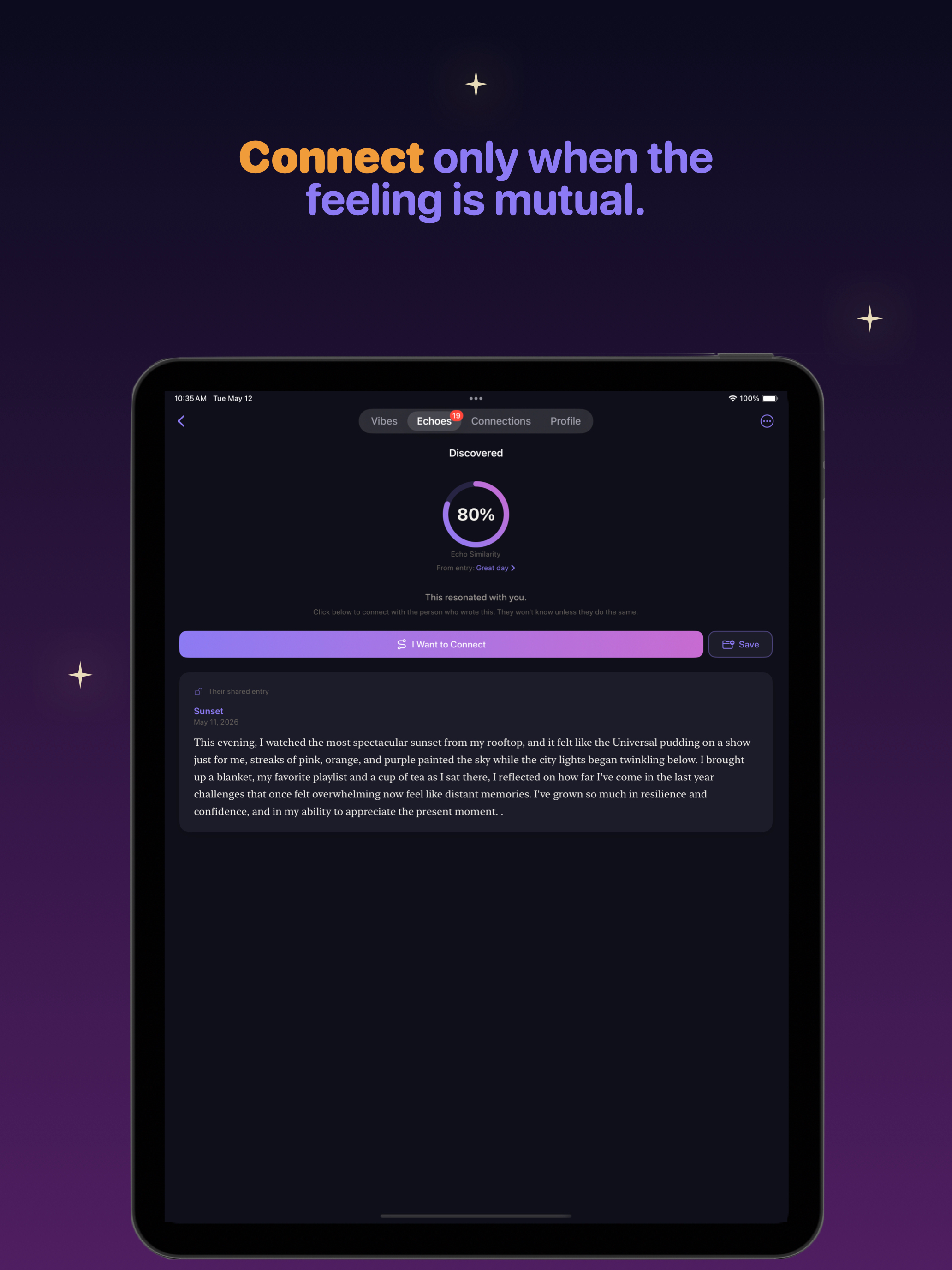 VibeEchoes: Reflective Journal